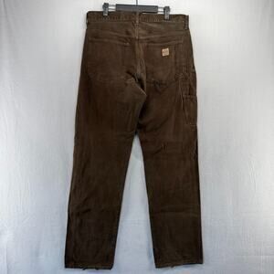 Vintage Diesel Jeans Mens 32 Fits 34x34 Brown Carpenter Baggy Workwear Labor y2k